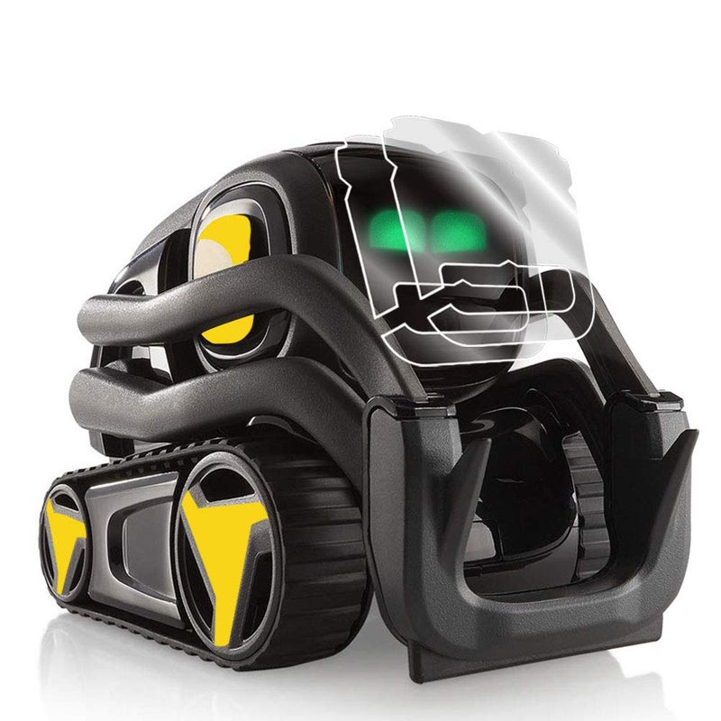 IPG حماية شاشة وجه الروبوت فيكتور من IPG - مجموعة زينة واقية من هجمات الأطفال والحيوانات الأليفة غير المتوقعة. تشمل مجموعة العجلات والجسم 7 وحدات ملصقات + 2 وحدة واقي شاشة (أصفر) - Image 1